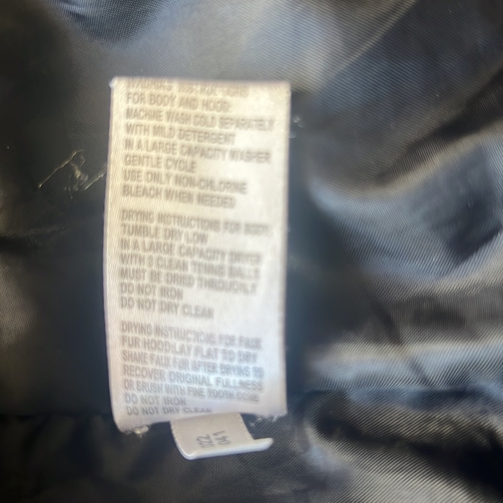 Calvin Klein Down Winter Coat - Black - XL - Great Condition!! - Picture 7 of 8